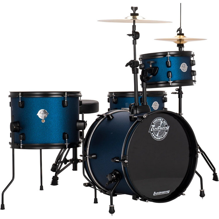 Ludwig Pocket Kit Blue Stardust